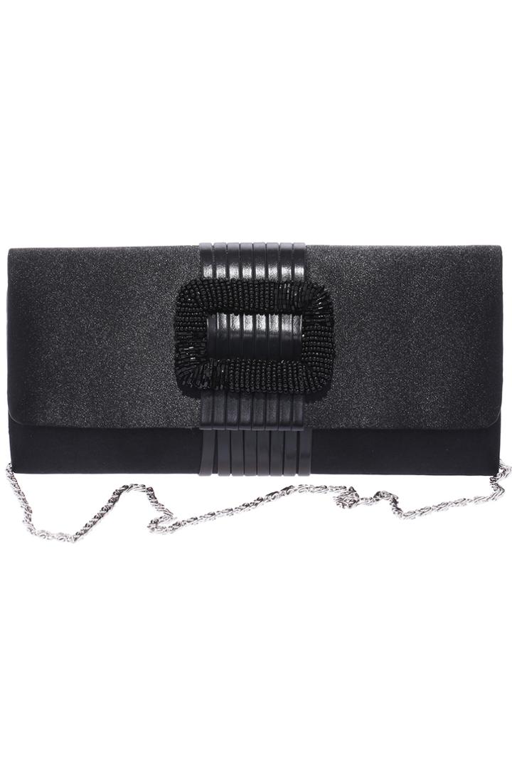 Romwe Elegant Hand Bag--black
