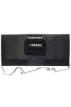 Romwe Elegant Hand Bag--black