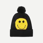 Romwe Smile Pattern Beanie Hat