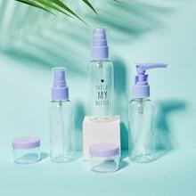 Romwe Random Color Spray Bottle & Cream Bottle Set 5pcs