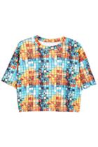 Romwe Romwe Geometry Print Short-sleeved T-shirt