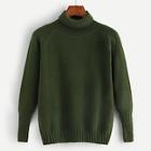 Romwe Rib Trim Raglan Sleeve Sweater