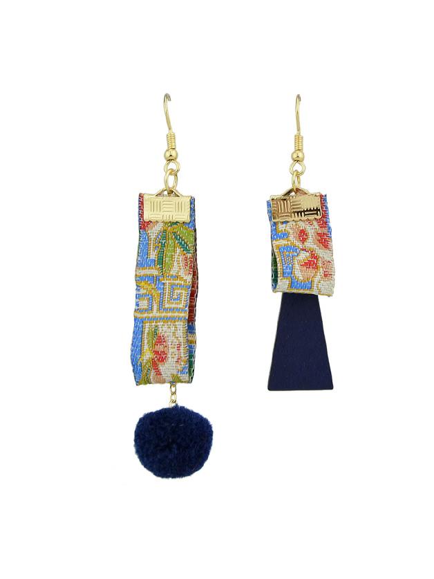 Romwe Embroidery Earrings For Women Brincos