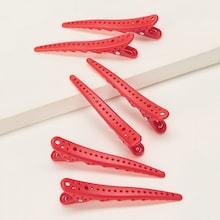 Romwe Crocodile Hair Clip 6pcs