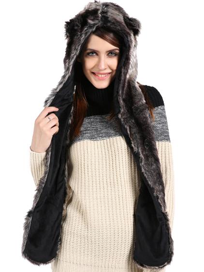 Romwe Pockets Grey Hat