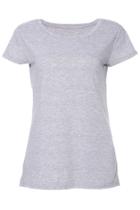 Romwe Romwe Rear Two Standing Horse Print Grey T-shirt