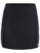 Romwe Split Zipper Bodycon Skirt