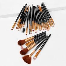 Romwe Two Tone Handle Makeup Brush 25pack