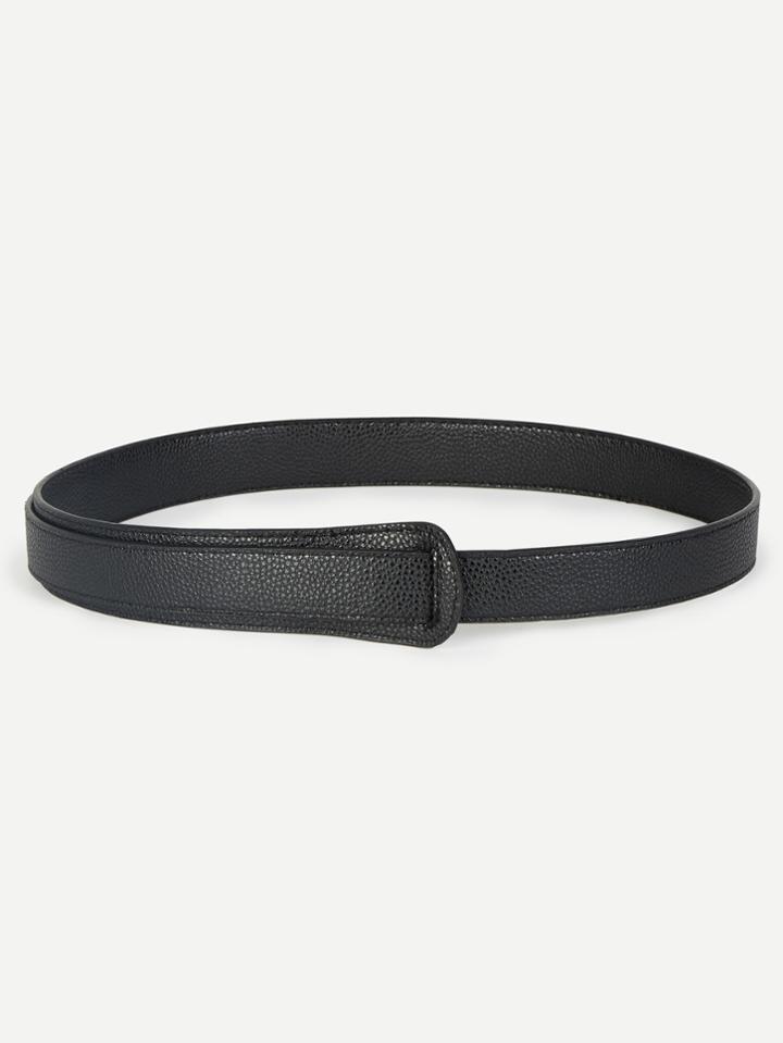 Romwe Faux Leather Belt