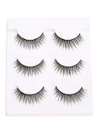 Romwe 3 Combo Pack Black Long False Eyelashes