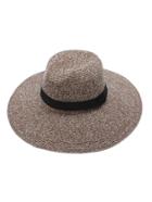 Romwe Khaki Wide Brim Straw Hat