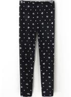 Romwe Polka Dot Mickey Print Black Legging
