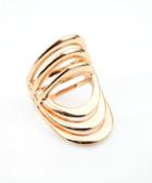 Romwe Golden Binding Ring
