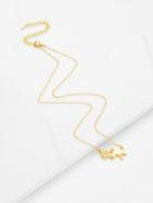 Romwe Christmas Snowflake & Dog Pendant Chain Necklace