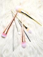 Romwe Multicolor Professional Makeup Brush Set 7pcs