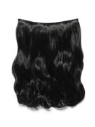 Romwe Jet Black Clip In Soft Wave Hair Extension