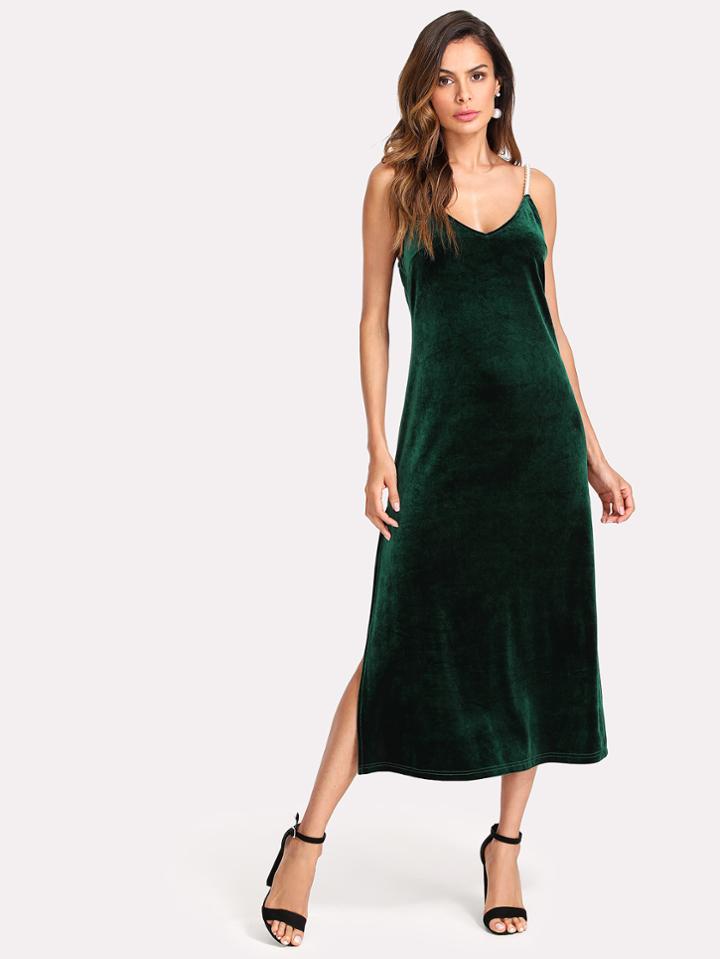 Romwe V Neck Sleep Dress