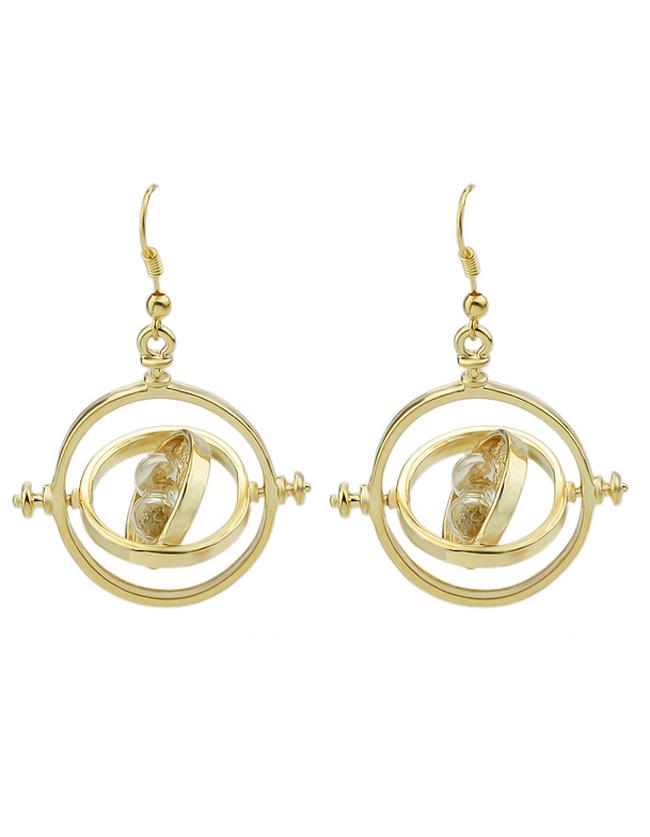 Romwe Fashion Pretty Women Gold Plated Earrings