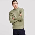 Romwe Men Solid Stand-neck Sweater