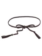 Romwe Coffee Wax Rope Knit Tassel Waist Chain