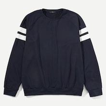 Romwe Men Raglan Sleeve Pullover