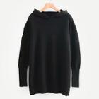 Romwe Drop Shoulder Hooded Jumper
