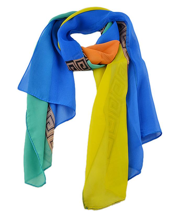 Romwe Fashion Colorful Pinted Lady Fashionable Scarf