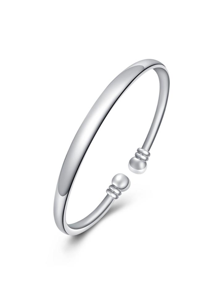 Romwe Round Edge Cuff Bangle