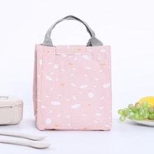 Romwe Graphic Print Insulated Lunch Box Storage Bag