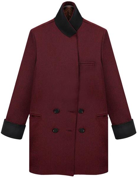 Romwe Double Breasted Loose Blazer