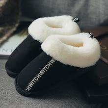 Romwe Letter Pattern Contrast Faux Fur Slippers
