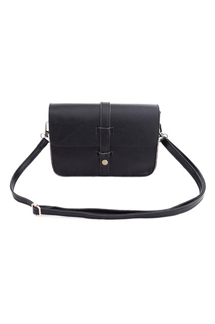 Romwe Single Buckle Pu Bag