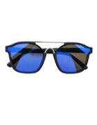 Romwe Blue Oversized Sunglasses