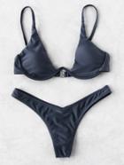 Romwe Triangle Sexy Bikini Set