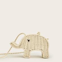 Romwe Elephant Shaped Crossbody Bag