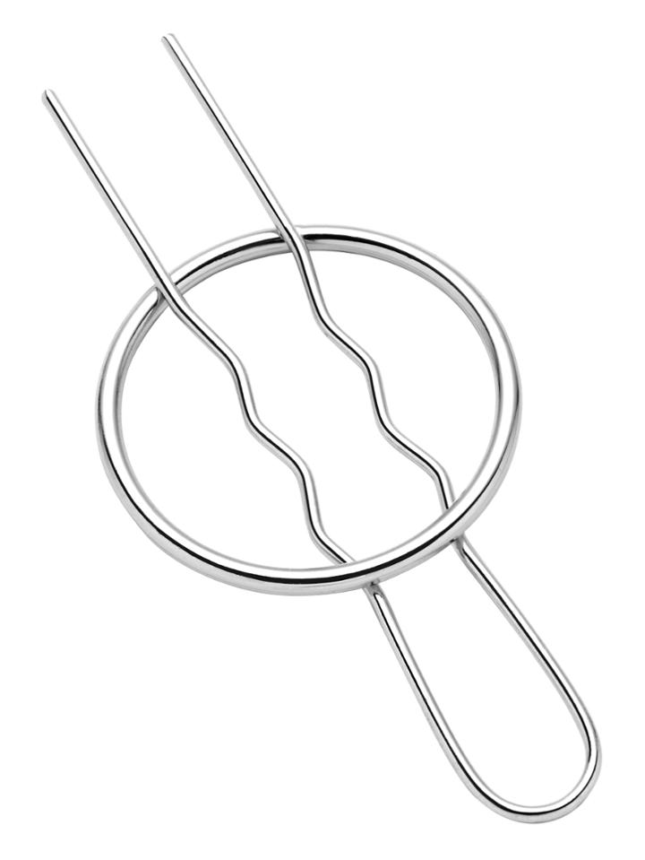 Romwe Silver Plated Geometric Hair Pin