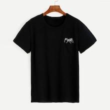 Romwe Plus Hand Print Tee