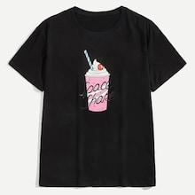 Romwe Guys Ice-cream Print Tee
