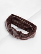 Romwe Dot Velvet Headband
