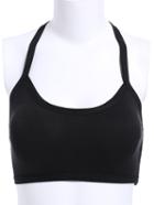 Romwe Halter Hollow Crop Cami Top