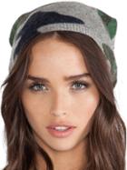 Romwe Camouflage Print Knit Casual Hat