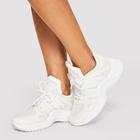 Romwe Lace-up Knit Chunky Sole Sneakers