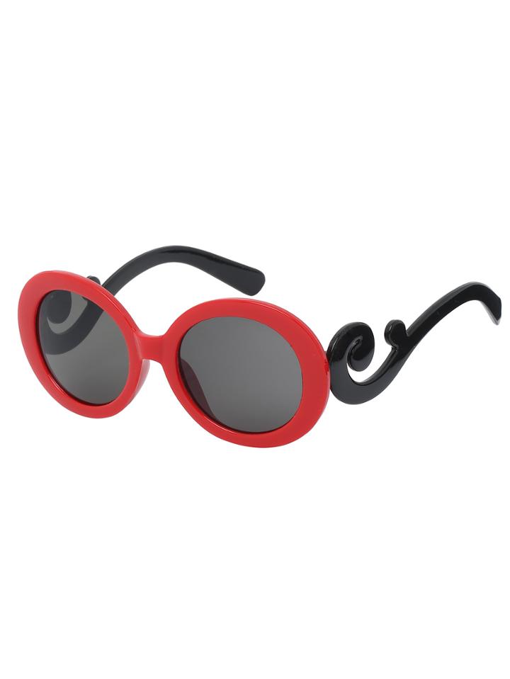 Romwe Red Fashion Vocation Sunglasses