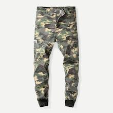 Romwe Men Pocket Decoration Camo Pants