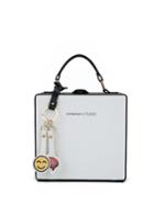 Romwe Square Tote Bag With Charm