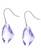 Romwe Elegant Diamond Drop Earrings