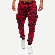 Romwe Men Pocket Plain Drawstring Pants