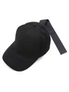 Romwe Plain Baseball Cap With Strap