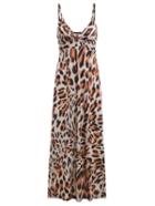 Romwe Spaghetti Strap Leopard Dress