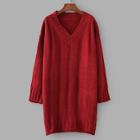 Romwe Roll Trim Drop Shoulder Long Sweater